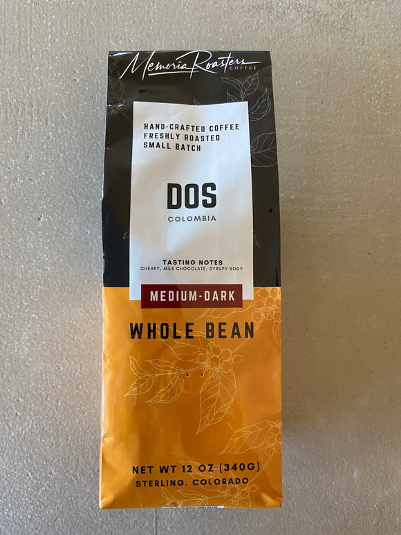 Dos / Medium-Dark Roast / Whole Bean